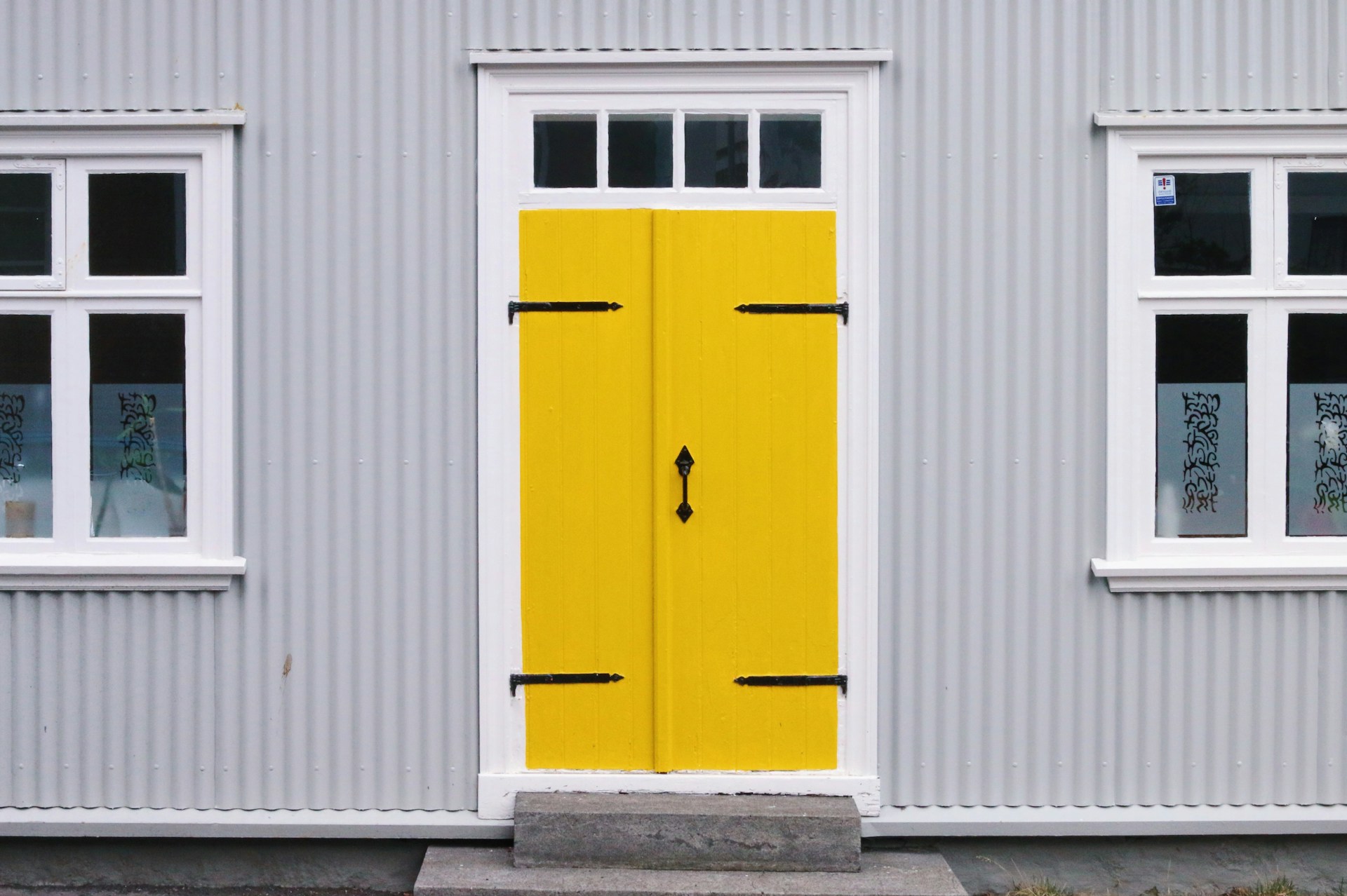 yellow door