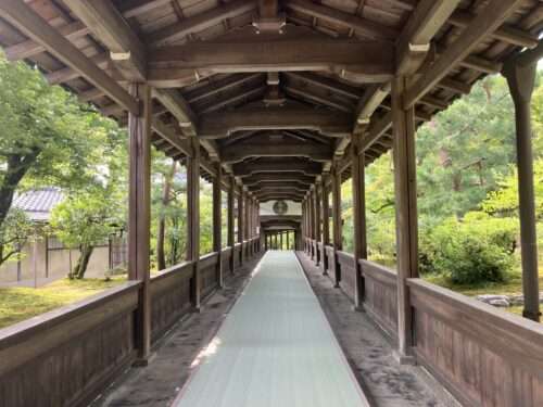 天龍寺の通路