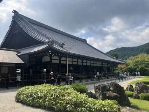 天龍寺は大方丈の裏側