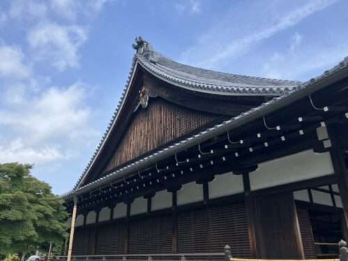 天龍寺は大方丈の側面