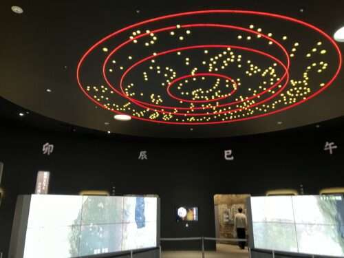 キトラ古墳展示場の内部